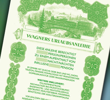 Wagners Urlaubsanleihe